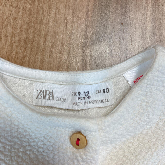 ZARA(ザラ)のzara 半袖 キッズ/ベビー/マタニティのベビー服(~85cm)(Ｔシャツ)の商品写真