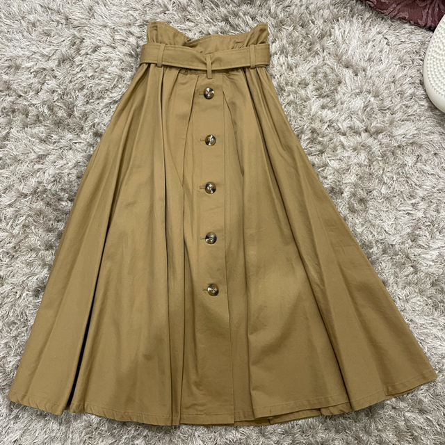 Ameri VINTAGE(アメリヴィンテージ)のTRENCH LIKE SKIRT レディースのスカート(ロングスカート)の商品写真