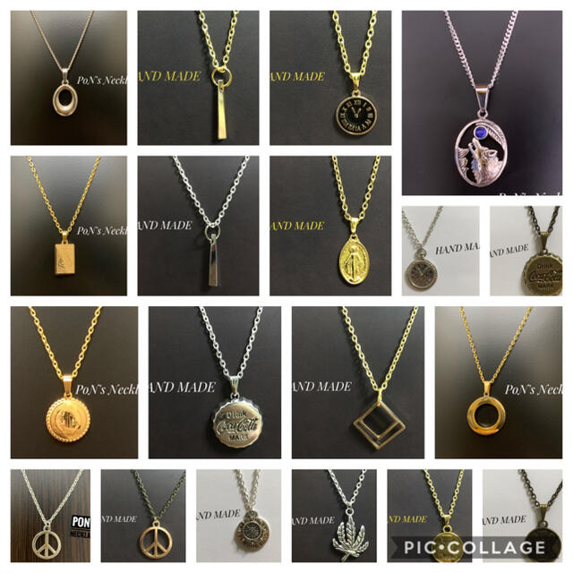 【SQUAREスティック】シルバーネックレス メンズのアクセサリー(ネックレス)の商品写真