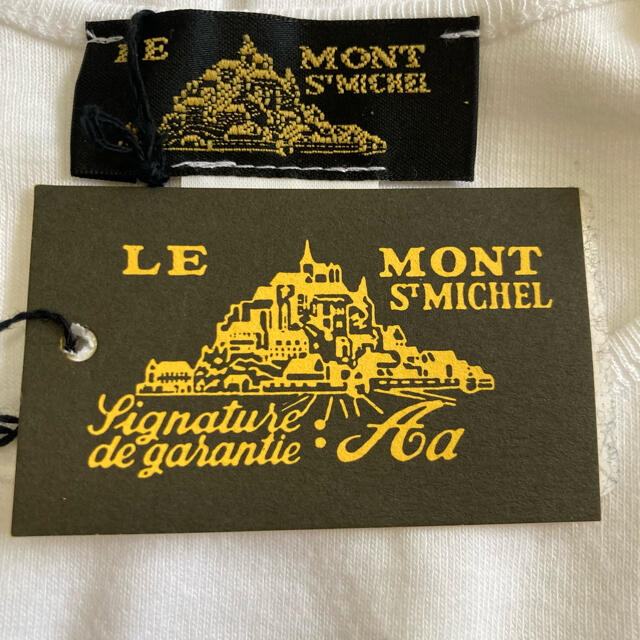 H.P.FRANCE(アッシュペーフランス)のLe Mont saint Michel ルモンサンミッシェル ホワイト　L  メンズのトップス(Tシャツ/カットソー(半袖/袖なし))の商品写真