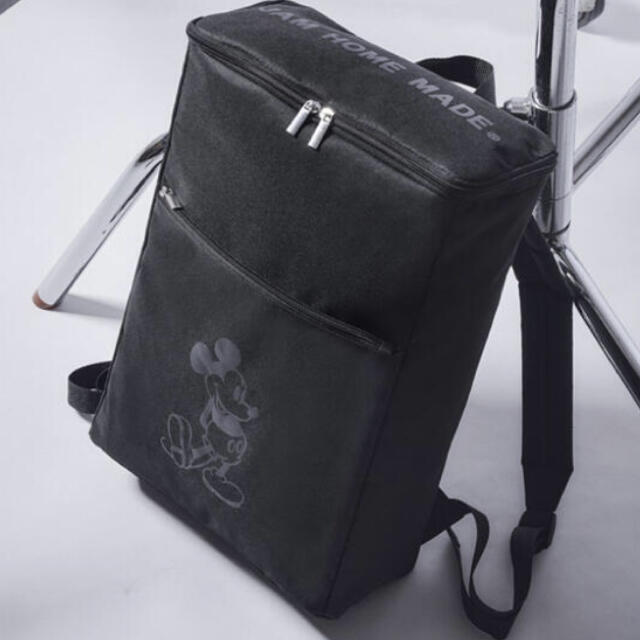 JAM HOME MADE & ready made(ジャムホームメイドアンドレディメイド)の未開封smart5月ミッキーマウス JAMHOMEMADEボックス型バックパック メンズのバッグ(バッグパック/リュック)の商品写真