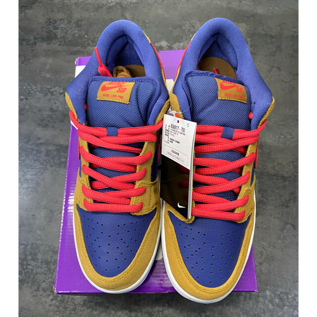 dunk low wheat and purple 28.5新品　値下げ