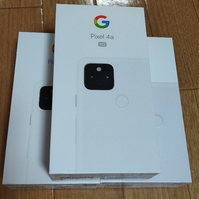 スマホ/家電/カメラGoogl Pixel 4(5g) 白 新品未使用　フィルム付SIMフリー