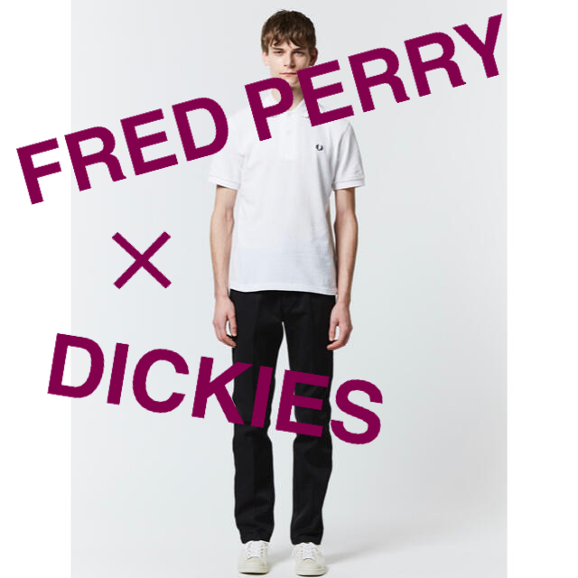 FRED PERRY(フレッドペリー)のFRED PERRY × DICKIES サイドラインパンツ メンズのパンツ(チノパン)の商品写真