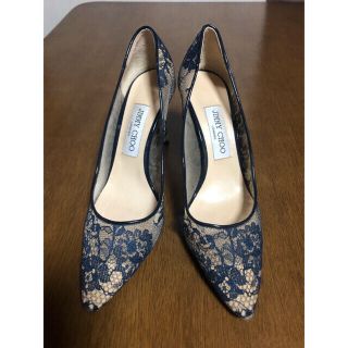 ジミーチュウ(JIMMY CHOO)のジミーチュウ  レースパンプス(ハイヒール/パンプス)