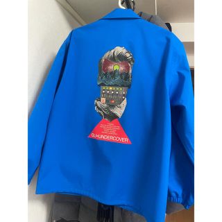 アンダーカバー(UNDERCOVER)のGU×under cover コラボ商品 コーチジャケット ブルー(ナイロンジャケット)