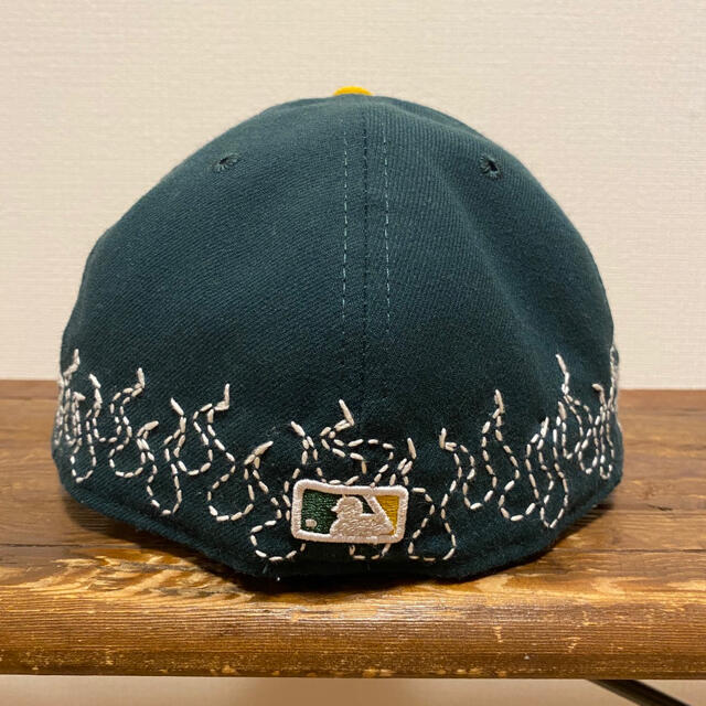 NEW ERA(ニューエラー)のニューエラ キャップ オークランド アスレチックス カスタム メンズの帽子(キャップ)の商品写真