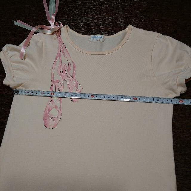 Shirley Temple(シャーリーテンプル)のシャーリーテンプル140150 トウシューズTシャツ キッズ/ベビー/マタニティのキッズ服女の子用(90cm~)(Tシャツ/カットソー)の商品写真