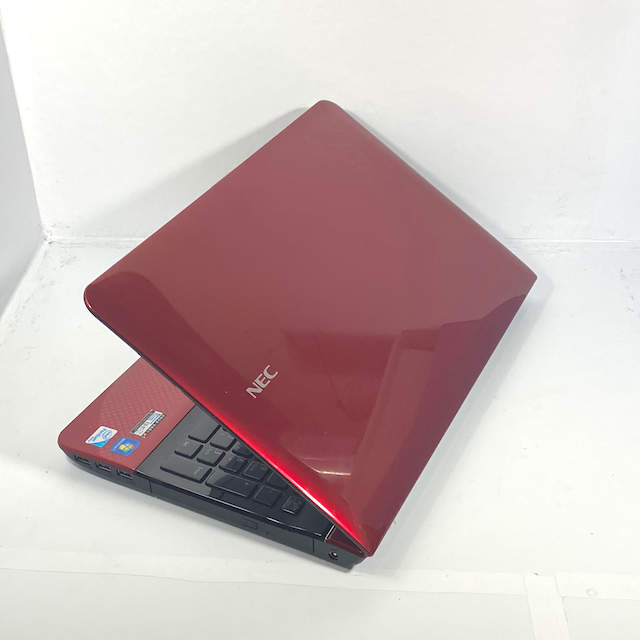 鮮やかな赤いPC♪】カメラ内蔵/NECのノートパソコン すぐに使え 鮮やかな赤いPC♪】カメラ内蔵/NECのノートパソコン すぐに使え