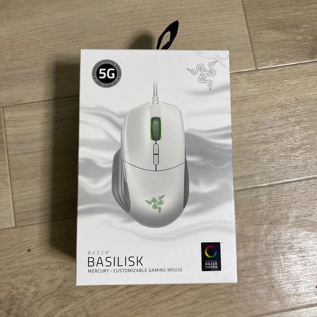 売り切れ大人気商品　Razer Basilisk Mercury White