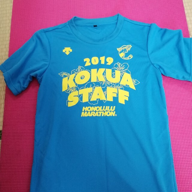 DECENTE ホノルルマラソン 2017 KOKUA STAFF Tシャツ