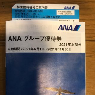 エーエヌエー(ゼンニッポンクウユ)(ANA(全日本空輸))のANA 全日空 株主優待券(その他)