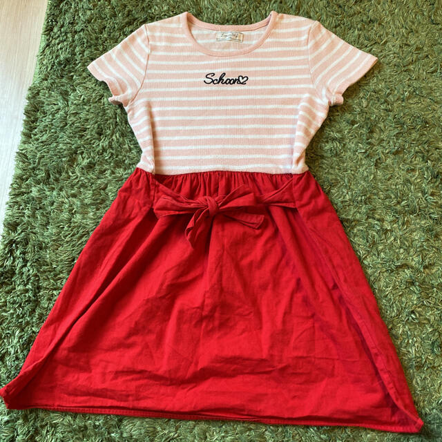 しまむら(シマムラ)のワンピース キッズ ガールズ  キッズ/ベビー/マタニティのキッズ服女の子用(90cm~)(ワンピース)の商品写真