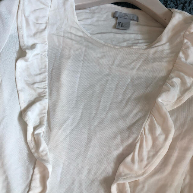 H&M(エイチアンドエム)のフリル⸜❤︎⸝‍プルオーバー レディースのトップス(Tシャツ(長袖/七分))の商品写真