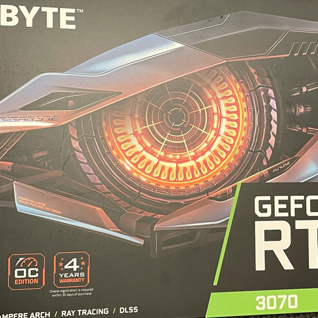 新品　GIGABYTE RTX 3070 gaming  ocPC/タブレット