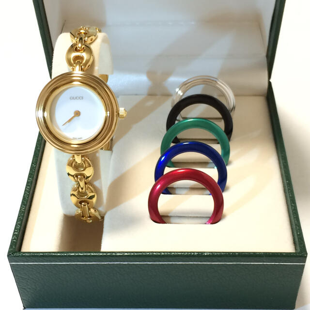 Gucci(グッチ)の3.超美品 グッチ GUCCI 時計 チェンジベゼル レディースのファッション小物(腕時計)の商品写真