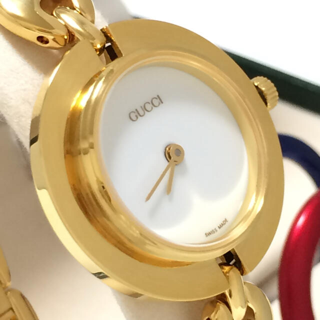 Gucci(グッチ)の3.超美品 グッチ GUCCI 時計 チェンジベゼル レディースのファッション小物(腕時計)の商品写真