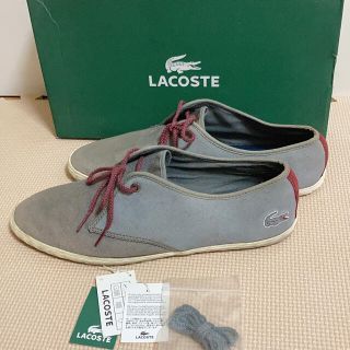 ラコステ(LACOSTE)のラコステ　メンズ　デッキシューズ　27.5cm 未使用替紐つき　LACOSTE(スニーカー)