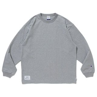 ダブルタップス(W)taps)のWTAPS × Champion★ロングスリーブTシャツ★M★GRAY(Tシャツ/カットソー(七分/長袖))