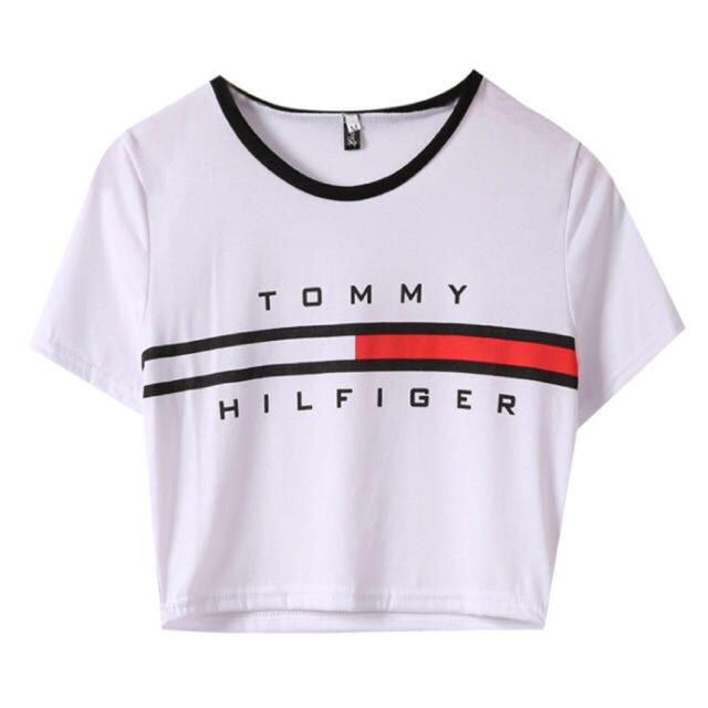 TOMMY HILFIGER(トミーヒルフィガー)のラス1★TOMMY HILFIGERのTシャツ★再入荷 レディースのトップス(Tシャツ(半袖/袖なし))の商品写真