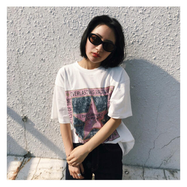 moussy(マウジー)のMOUSSY STARRY NIGHT TSJ Tシャツ レディースのトップス(Tシャツ(半袖/袖なし))の商品写真