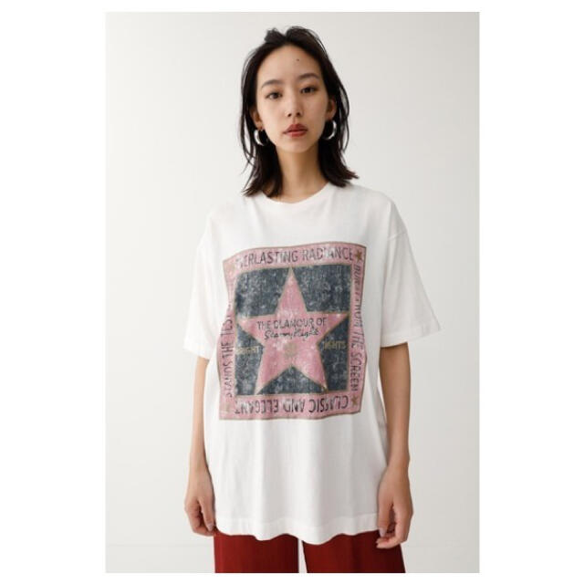 moussy(マウジー)のMOUSSY STARRY NIGHT TSJ Tシャツ レディースのトップス(Tシャツ(半袖/袖なし))の商品写真