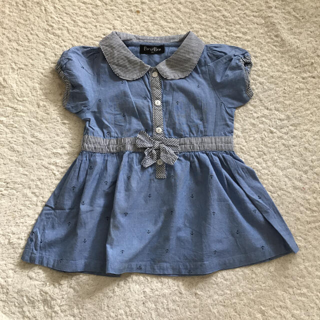 まるる様専用　チュニック　ワンピース キッズ/ベビー/マタニティのキッズ服女の子用(90cm~)(Tシャツ/カットソー)の商品写真