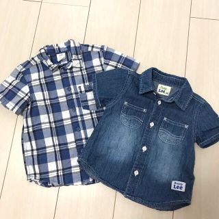 リー(Lee)の【80サイズ】半袖シャツ２枚SET＊Lee／H&M(シャツ/カットソー)