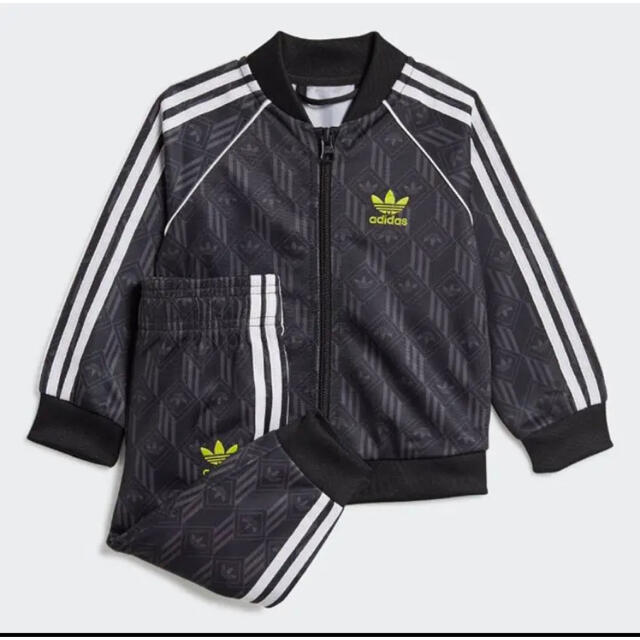 adidas(アディダス)の新品アディダスadidas ジャージ上下セット100 キッズ/ベビー/マタニティのキッズ服男の子用(90cm~)(その他)の商品写真