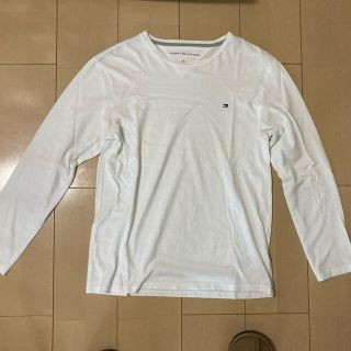 トミーヒルフィガー(TOMMY HILFIGER)のトミーヒルフィガー  ロングtシャツ 白(Tシャツ/カットソー(七分/長袖))