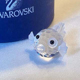 スワロフスキー(SWAROVSKI)のスワロフスキー　置物　フグ　動物(置物)