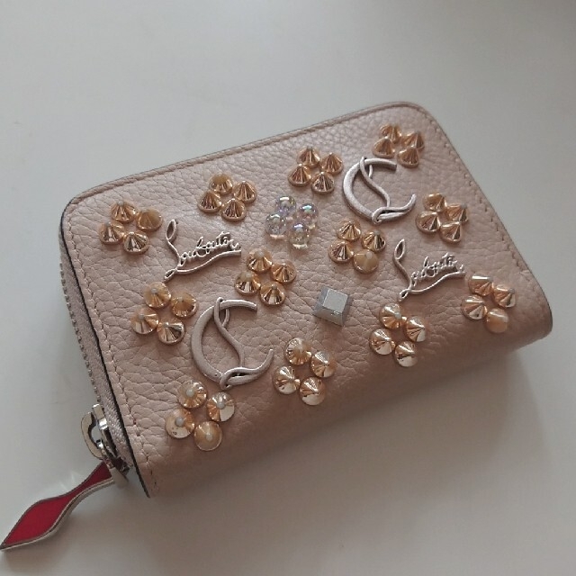 Christian Louboutin - 美品☆ルブタン コインケース ピンクベージュの