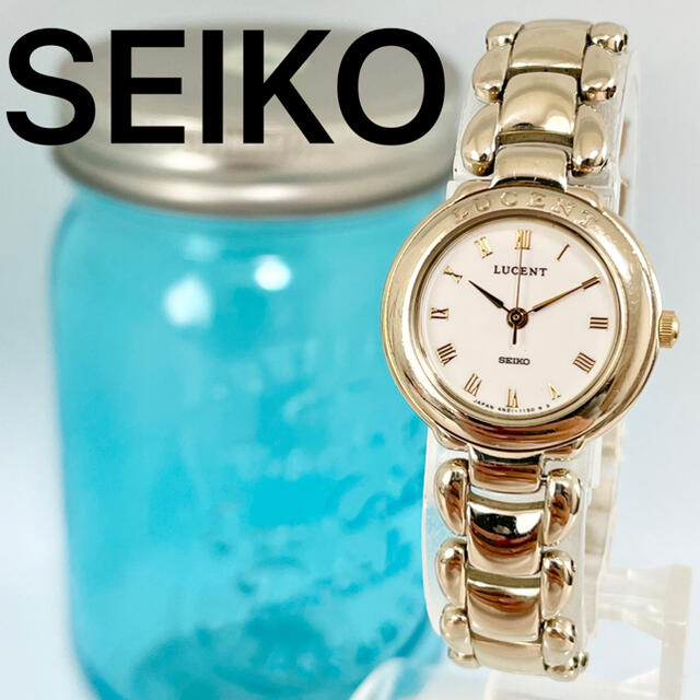 177 SEIKO ルーセント時計　レディース腕時計　アンティーク　ゴールド