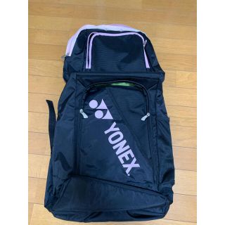 ヨネックス(YONEX)の【お値下げ】ヨネックス  ラケットバッグ　BAG1239 黒/ピンク(バッグ)