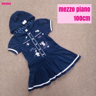 メゾピアノ(mezzo piano)の[mezzopiano/100]メゾピアノチアユニフォームワンピース(ワンピース)