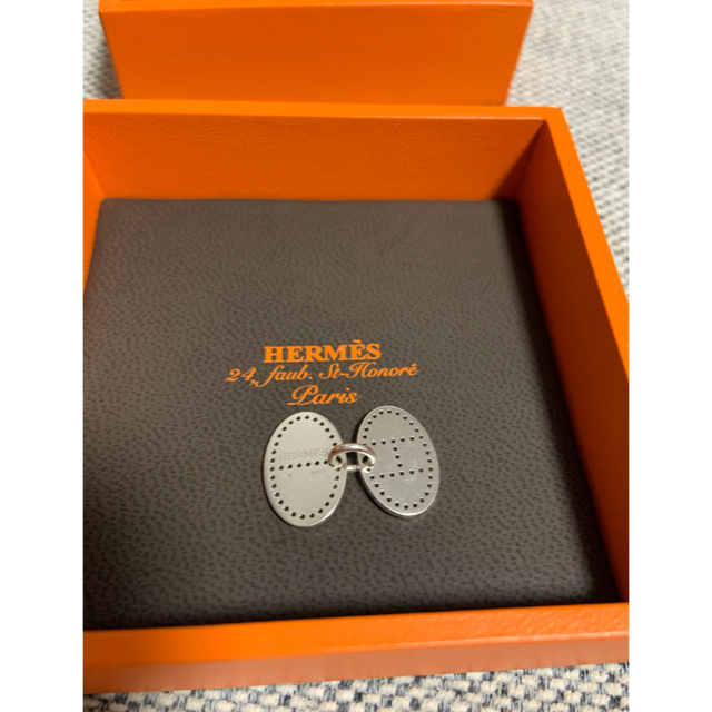 HERMES eclipse  ネックレス　H　トップ