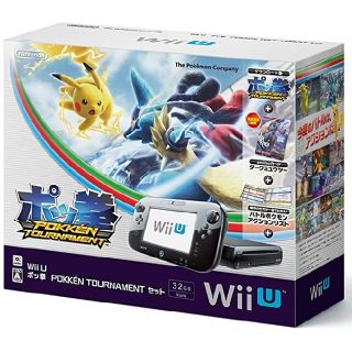 ウィーユー(Wii U)のWii U 本体同梱 ポッ拳 POKKÉN TOURNAMENT セット(家庭用ゲーム機本体)