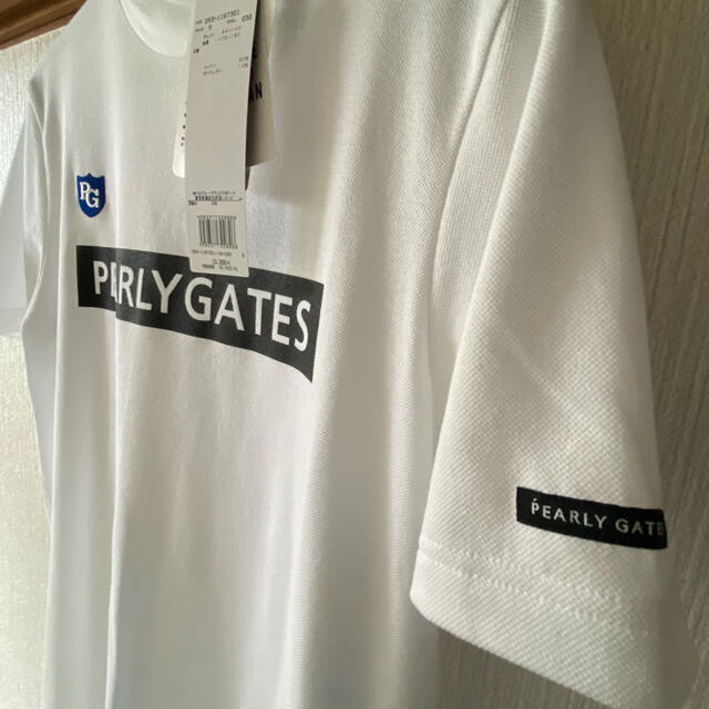 PEARLY GATES(パーリーゲイツ)のパーリーゲイツ 新品未使用　MENS ベア カノコ 半袖 ハイネック カットソー スポーツ/アウトドアのゴルフ(ウエア)の商品写真