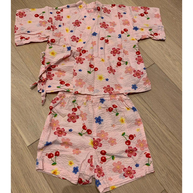 HOT BISCUITS(ホットビスケッツ)のmikihouse♡甚平90センチ キッズ/ベビー/マタニティのキッズ服女の子用(90cm~)(甚平/浴衣)の商品写真