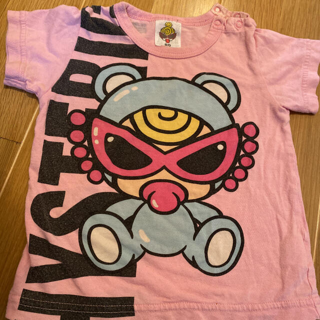 HYSTERIC MINI(ヒステリックミニ)のテディミニ キッズ/ベビー/マタニティのベビー服(~85cm)(Ｔシャツ)の商品写真