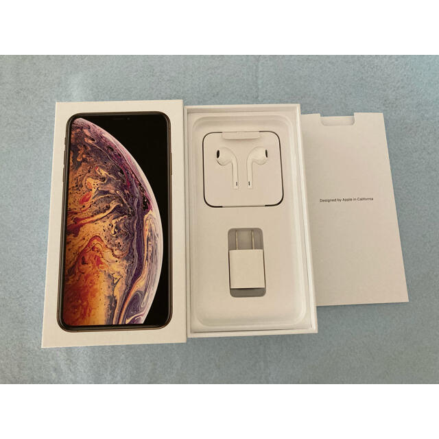 Apple(アップル)のiPhone XS MAX 256 gold simフリー スマホ/家電/カメラのスマートフォン/携帯電話(スマートフォン本体)の商品写真