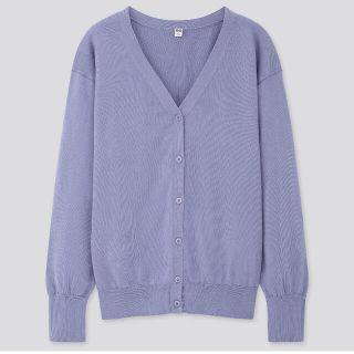 ユニクロ(UNIQLO)のUVカット　Vネックカーディガン　ユニクロ(カーディガン)