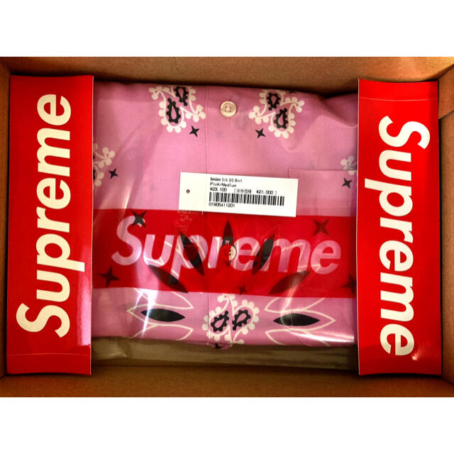 Supreme Bandana Silk S/S Shirt 送料込み！