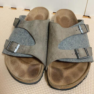 ビルケンシュトック(BIRKENSTOCK)のビルケンシュトック　チューリッヒ　限定　生産終了モデル　フェルト×レザー　41(サンダル)