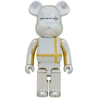 メディコムトイ(MEDICOM TOY)のBE@RBRICK MEDICOM TOY PLUS SILVER CHROME(キャラクターグッズ)