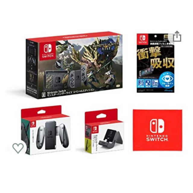 Switch モンスターハンターライズ スペシャルエディション　付属品セット