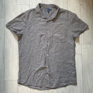 エイチアンドエム(H&M)のグレー　シャツ　H&M(シャツ)