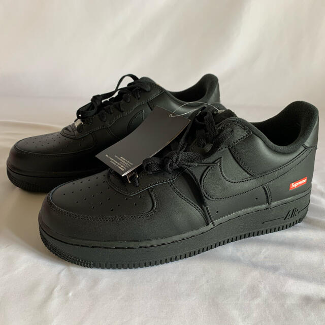 【新品未使用】NIKE×supreme AIR FORCE1 黒　28cm