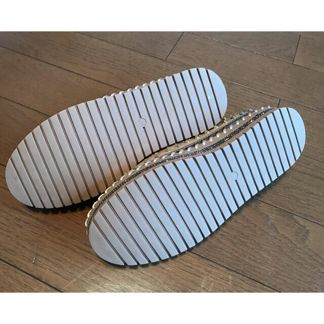 レディース　キラキラ　スリッポン　24.5cm レディースの靴/シューズ(スリッポン/モカシン)の商品写真
