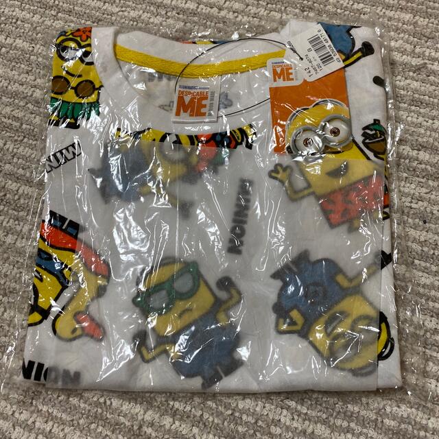 ミニオン(ミニオン)のミニオン総柄　Tシャツ120 キッズ/ベビー/マタニティのキッズ服男の子用(90cm~)(Tシャツ/カットソー)の商品写真